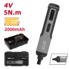 Lithium-Ion cordless screwdriver 4V with battery