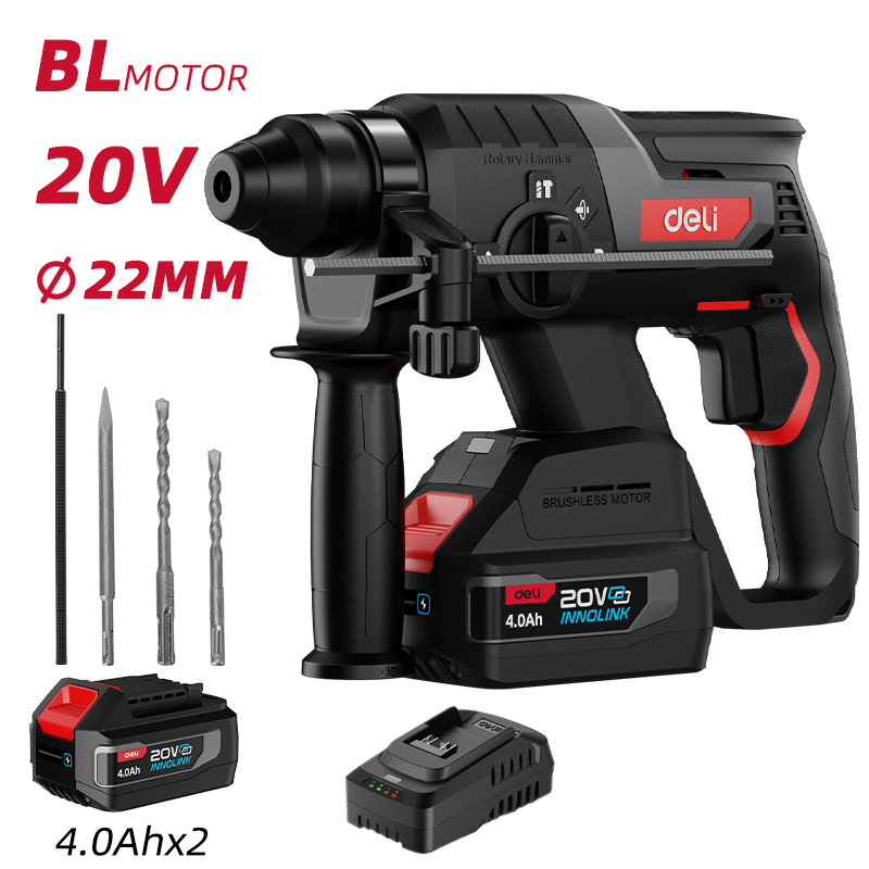 Lithium-Ion Rotary Hammer 20V with battery