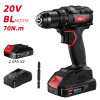Lithium-Ion Cordless Drill 20V with battery