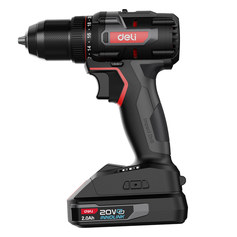 Lithium-Ion Cordless Drill 20V with battery
