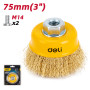 Wire cup brush 75 mm
