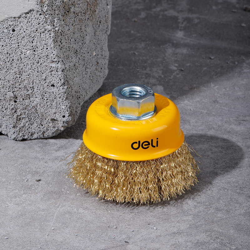 Wire cup brush 100 mm