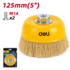Wire cup brush 125 mm