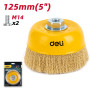 Wire cup brush 125 mm