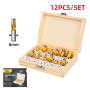 Router bits set 12 pcs