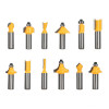 Router bits set 12 pcs