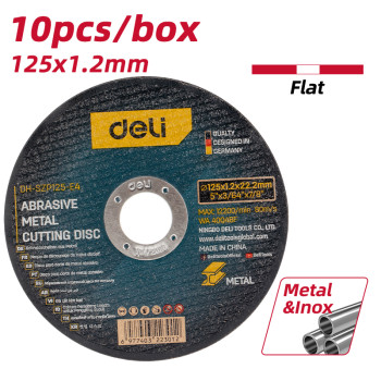 Abrasive metal cutting disc 125 mm 10 pcs