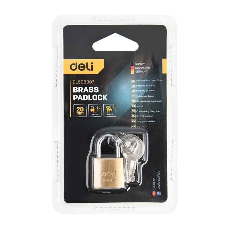 Brass padlock 40 mm