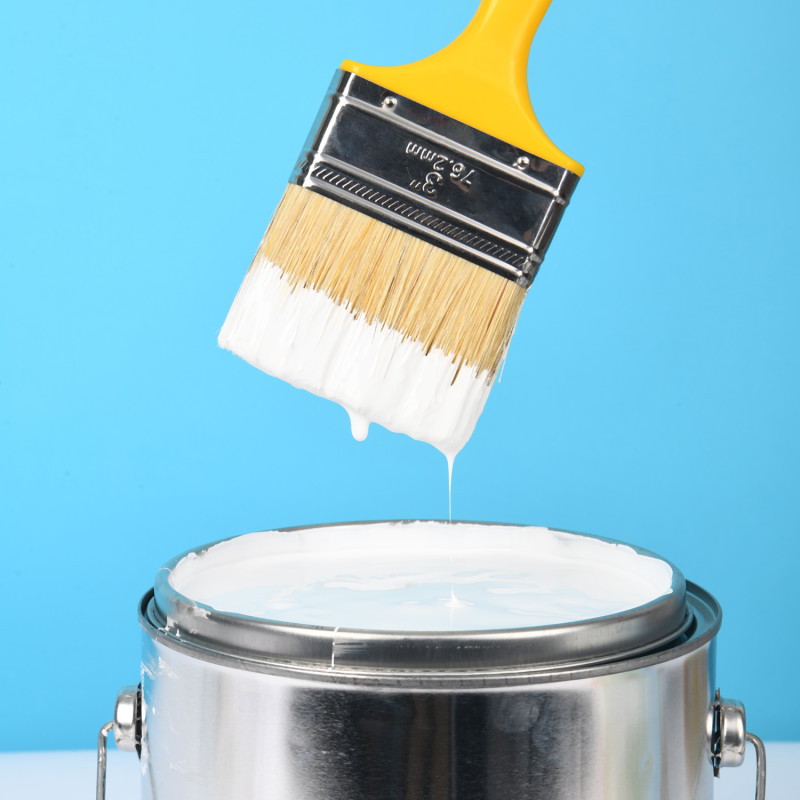 Plastic handle paint brush 75 mm