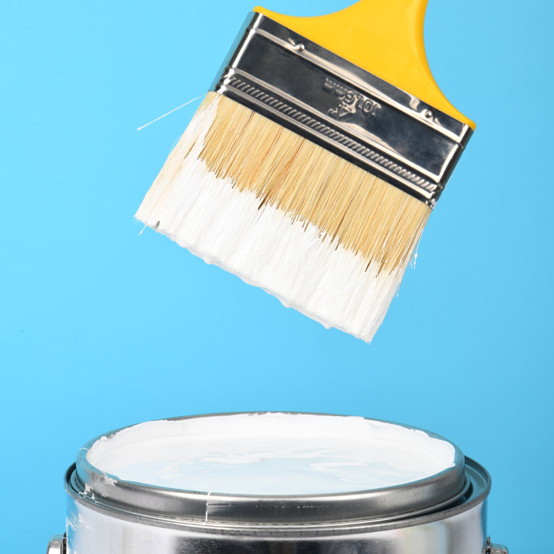 Plastic handle paint brush 100 mm