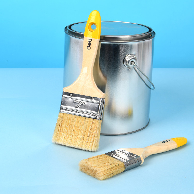 Wooden handle paint brush 50 mm