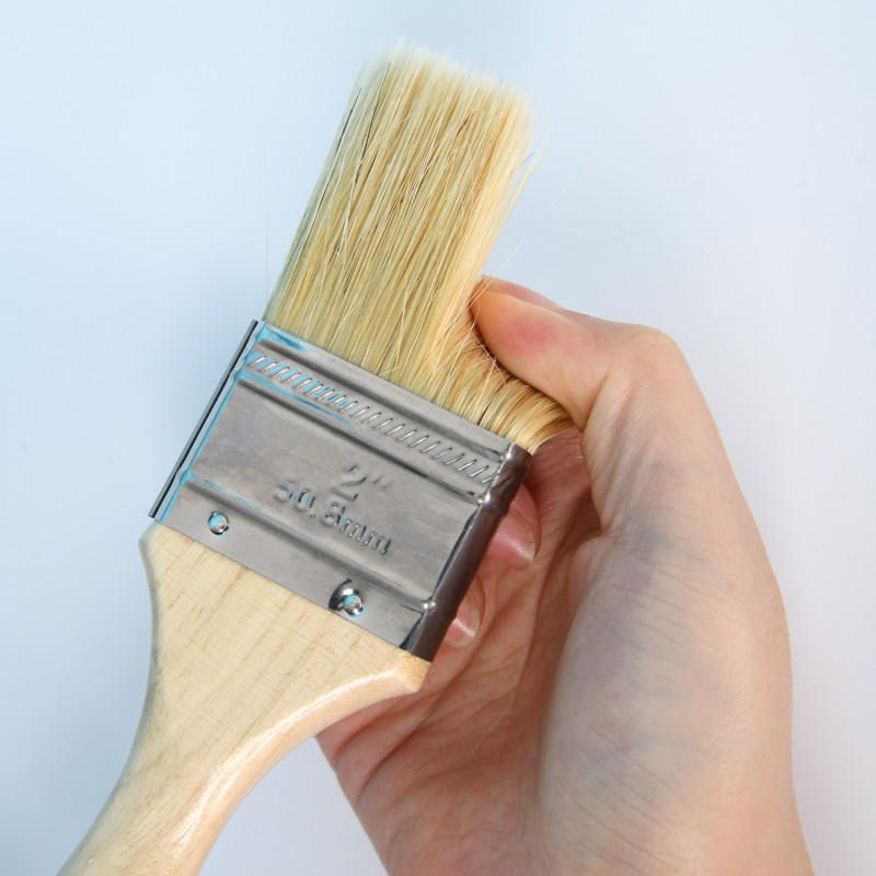 Wooden handle paint brush 50 mm