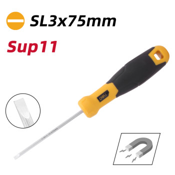 Slotted screwdriver SL3×75 mm