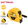 Steel measuring tape 5 m × 19 mm