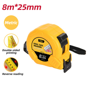 Steel measuring tape 8 m × 25 mm